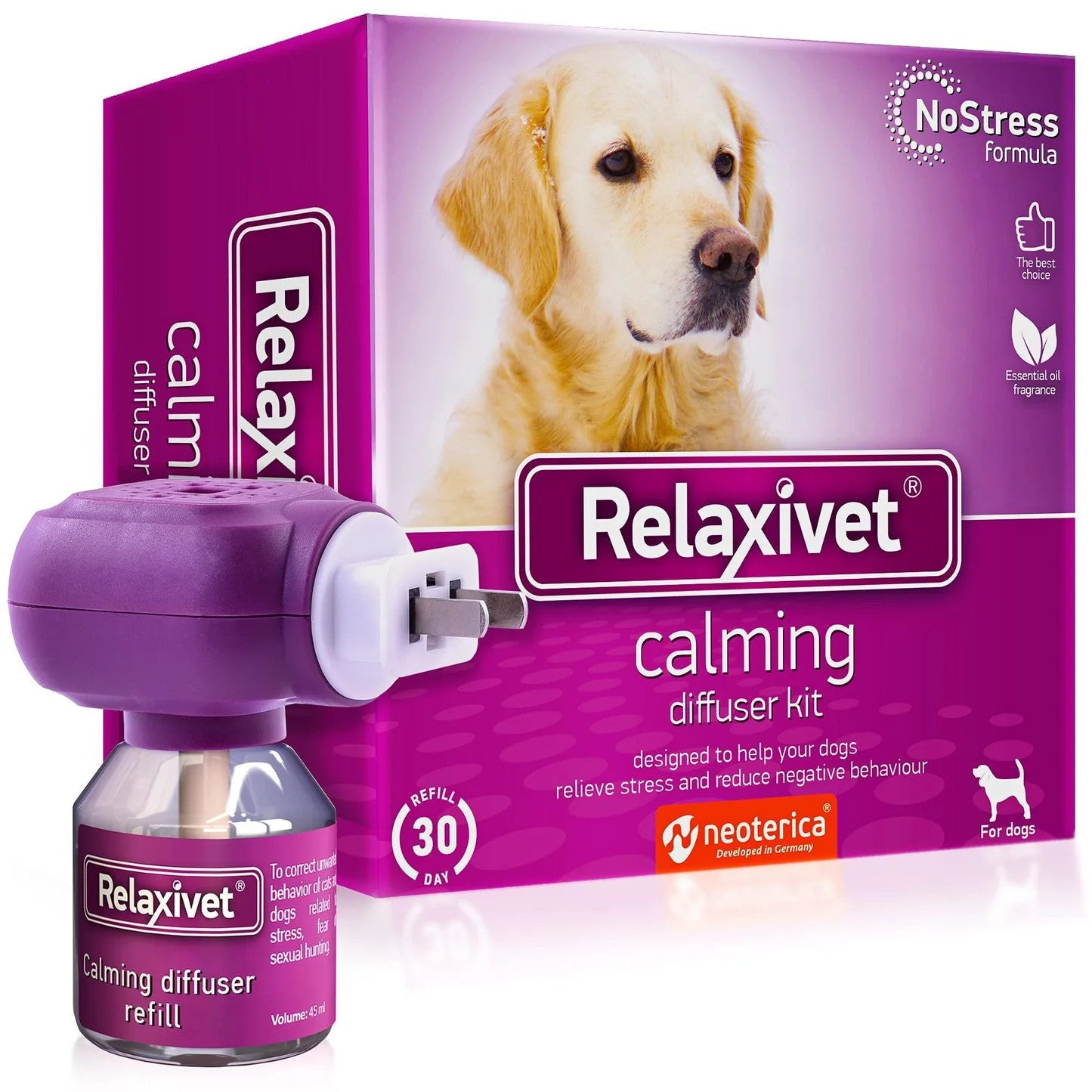 CalmHome™ Dog Pheromone Diffuser – Natural Anxiety Relief for Dogs