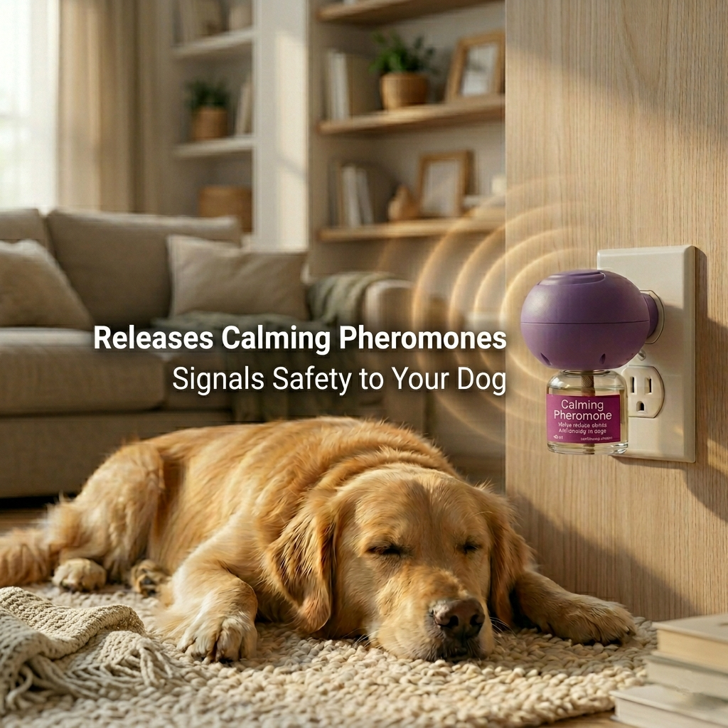 CalmHome™ Dog Pheromone Diffuser – Natural Anxiety Relief for Dogs