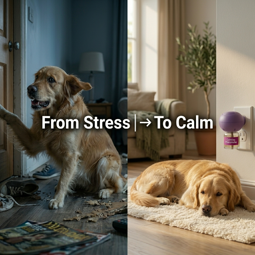 CalmHome™ Dog Pheromone Diffuser – Natural Anxiety Relief for Dogs
