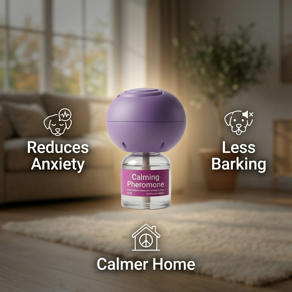 CalmHome™ Dog Pheromone Diffuser – Natural Anxiety Relief for Dogs