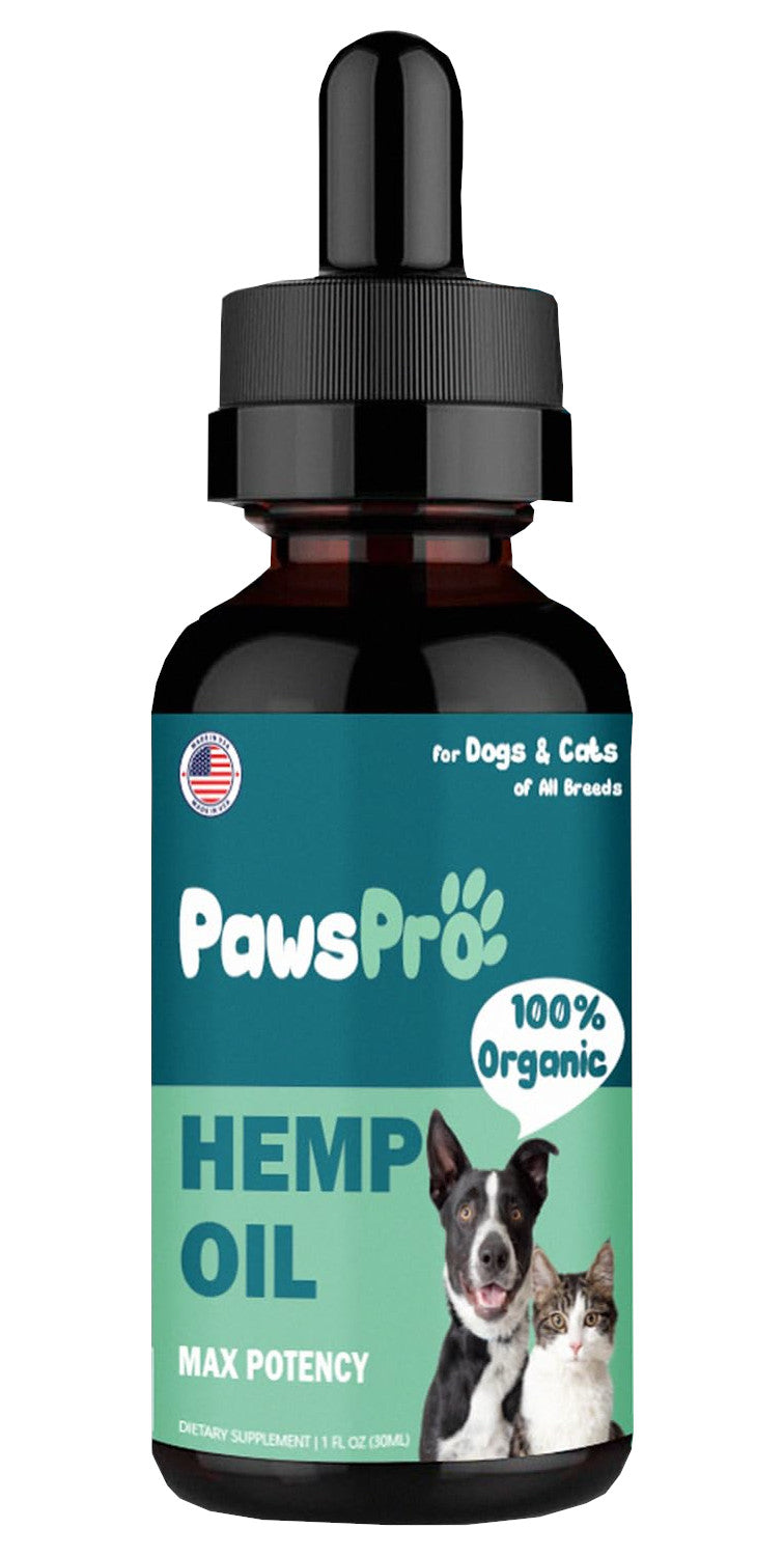 ZenPaw Calming Hemp Oil for Dogs & Cats – Stress, Anxiety & Joint Relief (2-Pack)