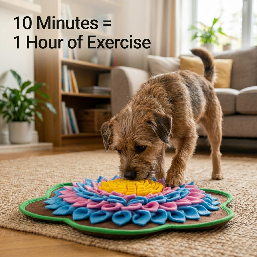 CalmSniff™ Snuffle Mat – Anxiety Relief & Slow Feeding for Dogs