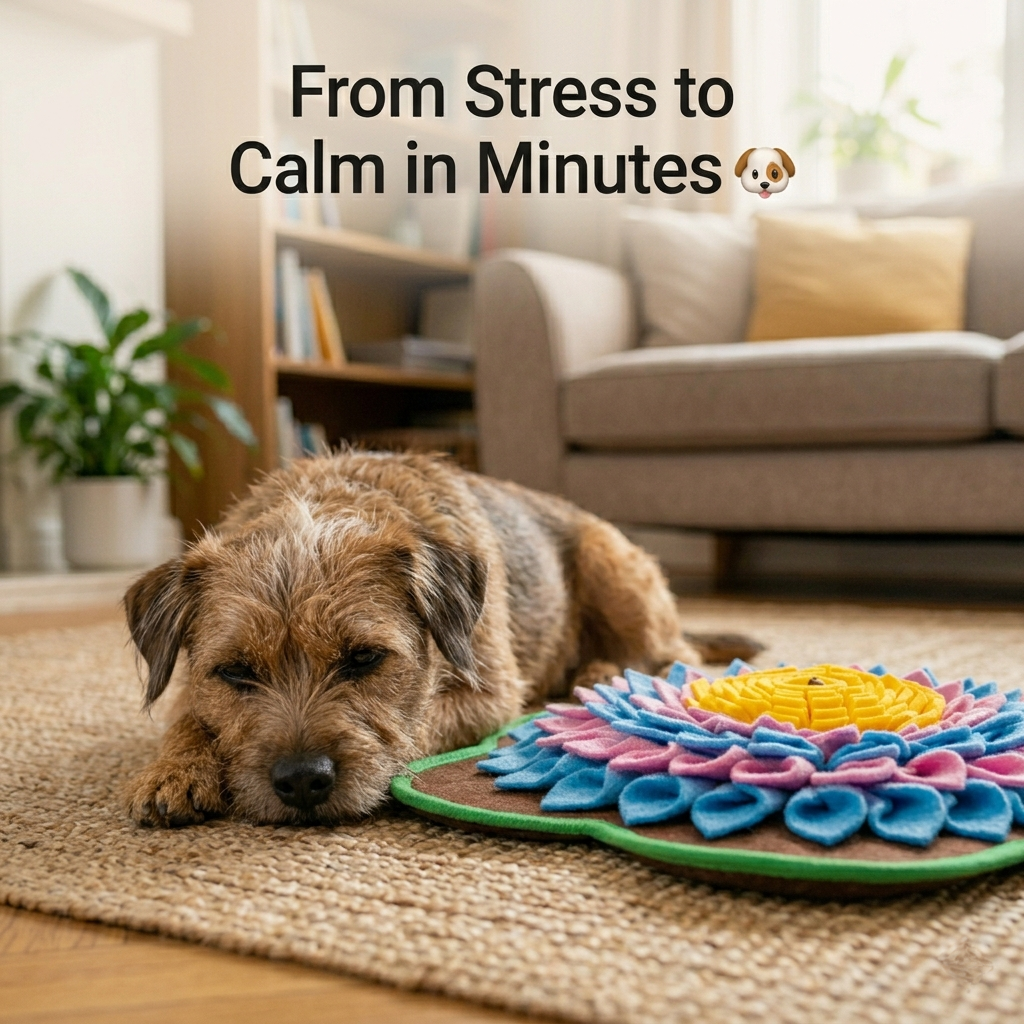 CalmSniff™ Snuffle Mat – Anxiety Relief & Slow Feeding for Dogs