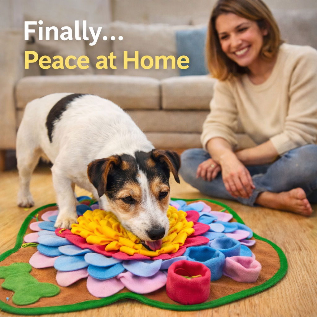 CalmSniff™ Snuffle Mat – Anxiety Relief & Slow Feeding for Dogs
